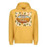 Mustard retro fall vibes Premium Hoodie - TumblerDesignByShophia