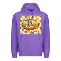 Purple retro fall vibes Premium Hoodie - TumblerDesignByShophia