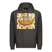 Smoke retro fall vibes Premium Hoodie - TumblerDesignByShophia