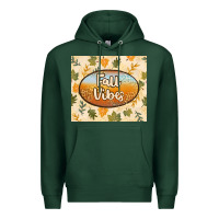 Sports Green retro fall vibes Premium Hoodie - TumblerDesignByShophia
