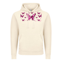 Vintage Artic floral breast cancer butterfly Vintage Hoodie - Jasminsmagicworld