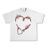 Lunar Rock custom heart stethoscope Urban Heavy Tee - MaliasSmallBusiness