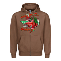 Chestnut home for the holidays texas Zipper Hoodie - BarkalooDesign