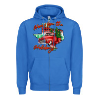 True Royal home for the holidays texas Zipper Hoodie - BarkalooDesign