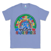 Colony Blue autism awareness rainbow Classic Tee - MaliasSmallBusiness