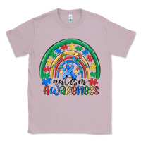 Lilac autism awareness rainbow Classic Tee - MaliasSmallBusiness