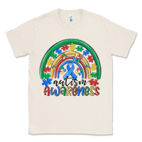 Natural autism awareness rainbow Classic Tee - MaliasSmallBusiness
