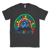 Smoke autism awareness rainbow Classic Tee - MaliasSmallBusiness