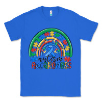 True Royal autism awareness rainbow Classic Tee - MaliasSmallBusiness