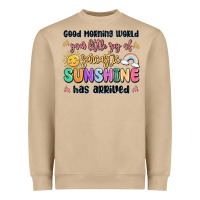 Mushroom good morning world your little ray of sarcastic Heavyweight Sweatshirt - MaliasSmallBusiness