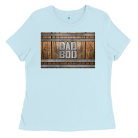 Baby Blue dad bod whiskey barrel skinny metal can holder Ladies Tee - HRA Design Shop