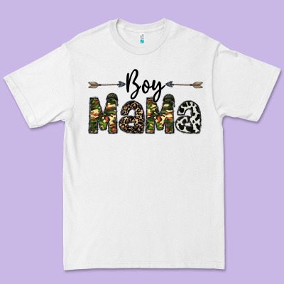 Boy Mama Premium Tee Designed By Cowhidedigitalart