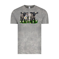 Cloud Rock baby sheeps with daisies Vintage Tee - LillyAllenDesigns