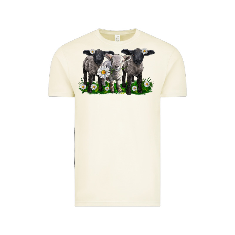 Baby Sheeps With Daisies Vintage Tee by LillyAllenDesigns | Teevron