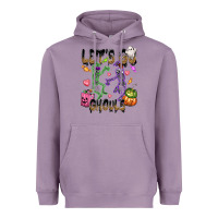 Lavender Let's go ghouls Heavyweight Hoodie - NancyCooperArtShop