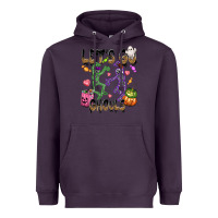 Plum Let's go ghouls Heavyweight Hoodie - NancyCooperArtShop