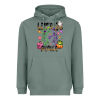 Sage Let's go ghouls Heavyweight Hoodie - NancyCooperArtShop