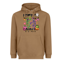Toasted Coconut Let's go ghouls Heavyweight Hoodie - NancyCooperArtShop