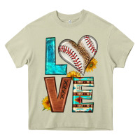 Mossy western love baseball Heavy Core Tee - HRA Design Shop