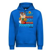 Cobalt Half coffee half daycare provider Urban Hoodie - FaDigitalArtStudio