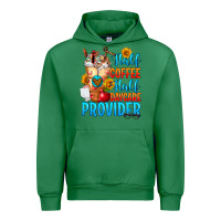 Emerald Half coffee half daycare provider Urban Hoodie - FaDigitalArtStudio
