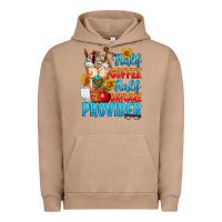 Pigment Burro Half coffee half daycare provider Urban Hoodie - FaDigitalArtStudio