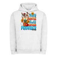 Pigment Lunar Rock Half coffee half daycare provider Urban Hoodie - FaDigitalArtStudio