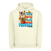 Pigment Pistachio Half coffee half daycare provider Urban Hoodie - FaDigitalArtStudio
