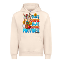 Sandshell Half coffee half daycare provider Urban Hoodie - FaDigitalArtStudio
