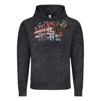 Vintage Black i back the blue eagle Vintage Hoodie - NancyCooperArtShop