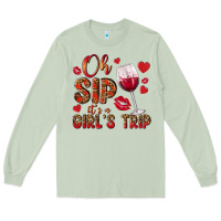Matcha oh sip its a girls trip Long Sleeve Tee - NancyCooperArtShop