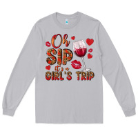 Moon Dust oh sip its a girls trip Long Sleeve Tee - NancyCooperArtShop