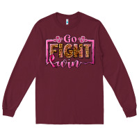 Burgundy go fight win Long Sleeve Tee - JahusDesignShop