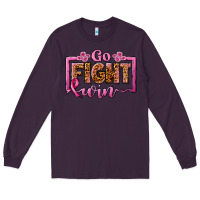 Plum go fight win Long Sleeve Tee - JahusDesignShop