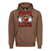 Chestnut freak in the sheets Zipper Hoodie - BarkalooDesign