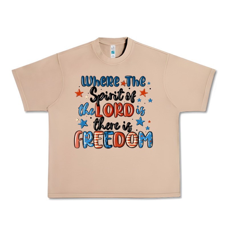 Where The Spirit Of The Lord Is There Is Freedom Urban Heavy Tee by MaliasSmallBusiness | Teevron