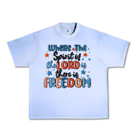 Grape Ice where the spirit of the lord is there is freedom Urban Heavy Tee - MaliasSmallBusiness