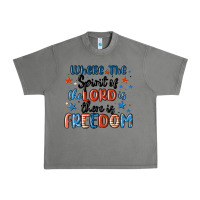 Tornado where the spirit of the lord is there is freedom Urban Heavy Tee - MaliasSmallBusiness