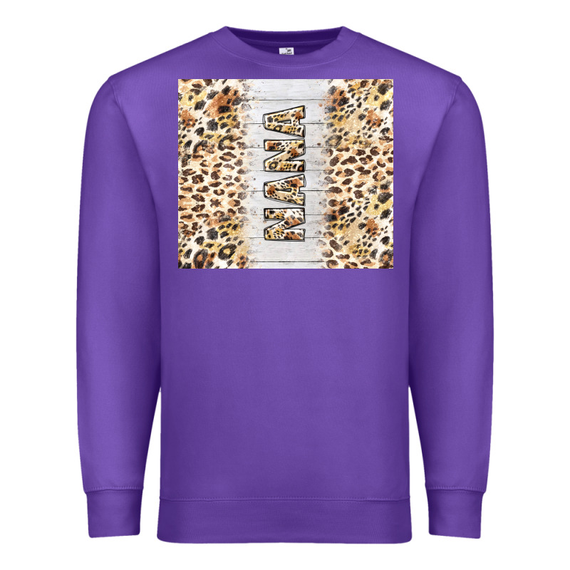 Mother's Day Nana Leopard Tumbler Tbs Premium Sweatshirt by TumblerDesignByShophia | Teevron