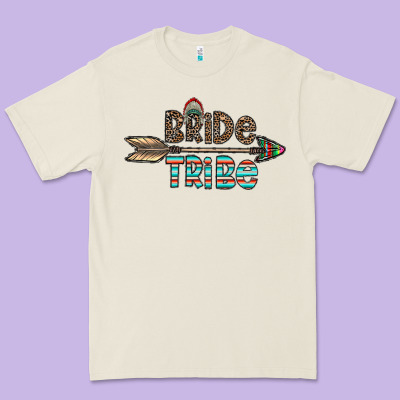 Bride Tribe Premium Tee Designed By Cowhidedigitalart