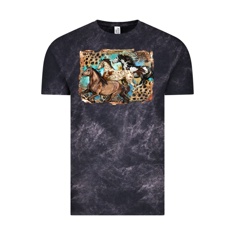 3 Western Horses Running Free Vintage Tee by LillyAllenDesigns | Teevron