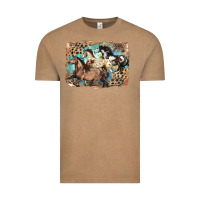 Vintage Coffee 3 western horses running free Vintage Tee - LillyAllenDesigns
