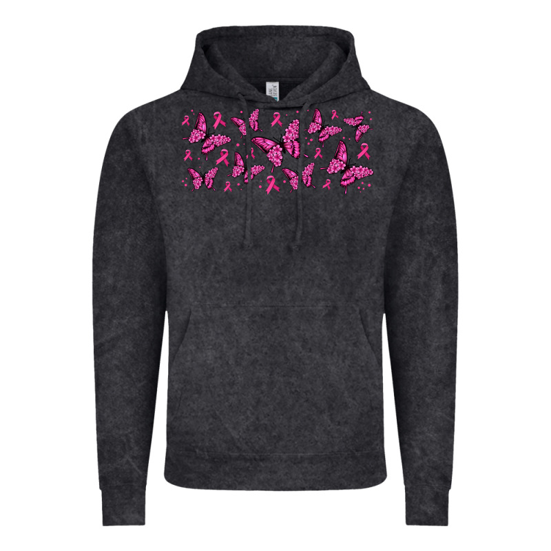 Breast Cancer Butterflies Vintage Hoodie by Jasminsmagicworld | Teevron