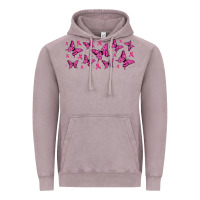 Vintage Zinc breast cancer butterflies Vintage Hoodie - Jasminsmagicworld