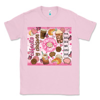 Bubblegum Pink cafecito y chisme Classic Tee - JahusDesignShop