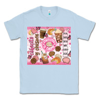 Dusty Blue cafecito y chisme Classic Tee - JahusDesignShop