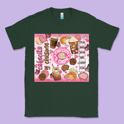 Cafecito Y Chisme Classic Tee Designed By Jahusdesignshop