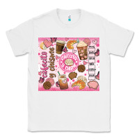 White cafecito y chisme Classic Tee - JahusDesignShop