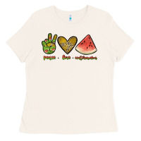 Peace Love Watermelon Ladies Tee | Teevron