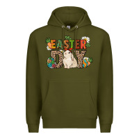 Army Green Easter Day Premium Hoodie - HowdyJamesFarm
